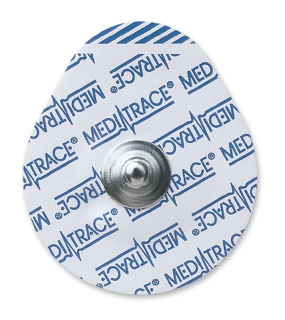 1.5-Inch Hydrogel ECG Electrodes for Reliable Monitoring – 100 Pack by Covidian