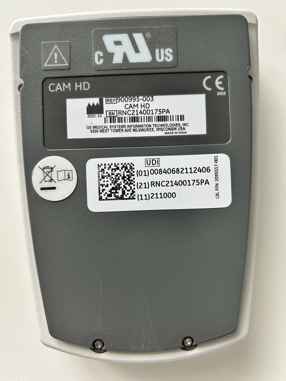 MNF 2021 GE CAM-14 Acquisition Module for MAC 5000 5500 w/ Leads