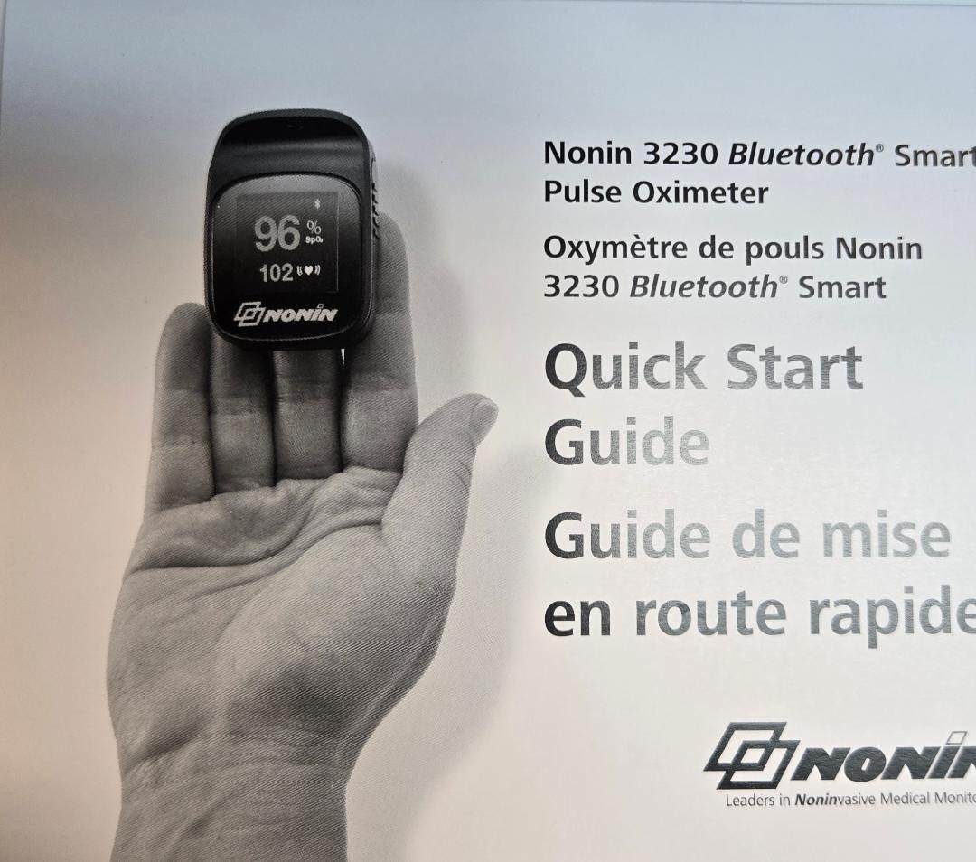 Nonin Fingertip Pulse Oximeter Wireless SpO2 & Pulse Rate Monitor