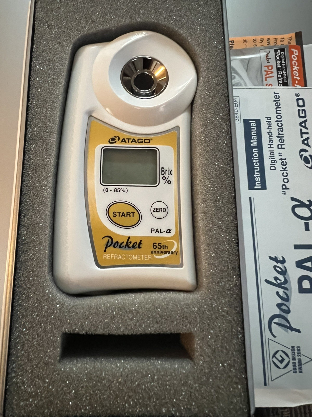 ATAGO PAL-ALPHA 3840 Handheld Digital Refractometer 0.0 – 85.0% Brix