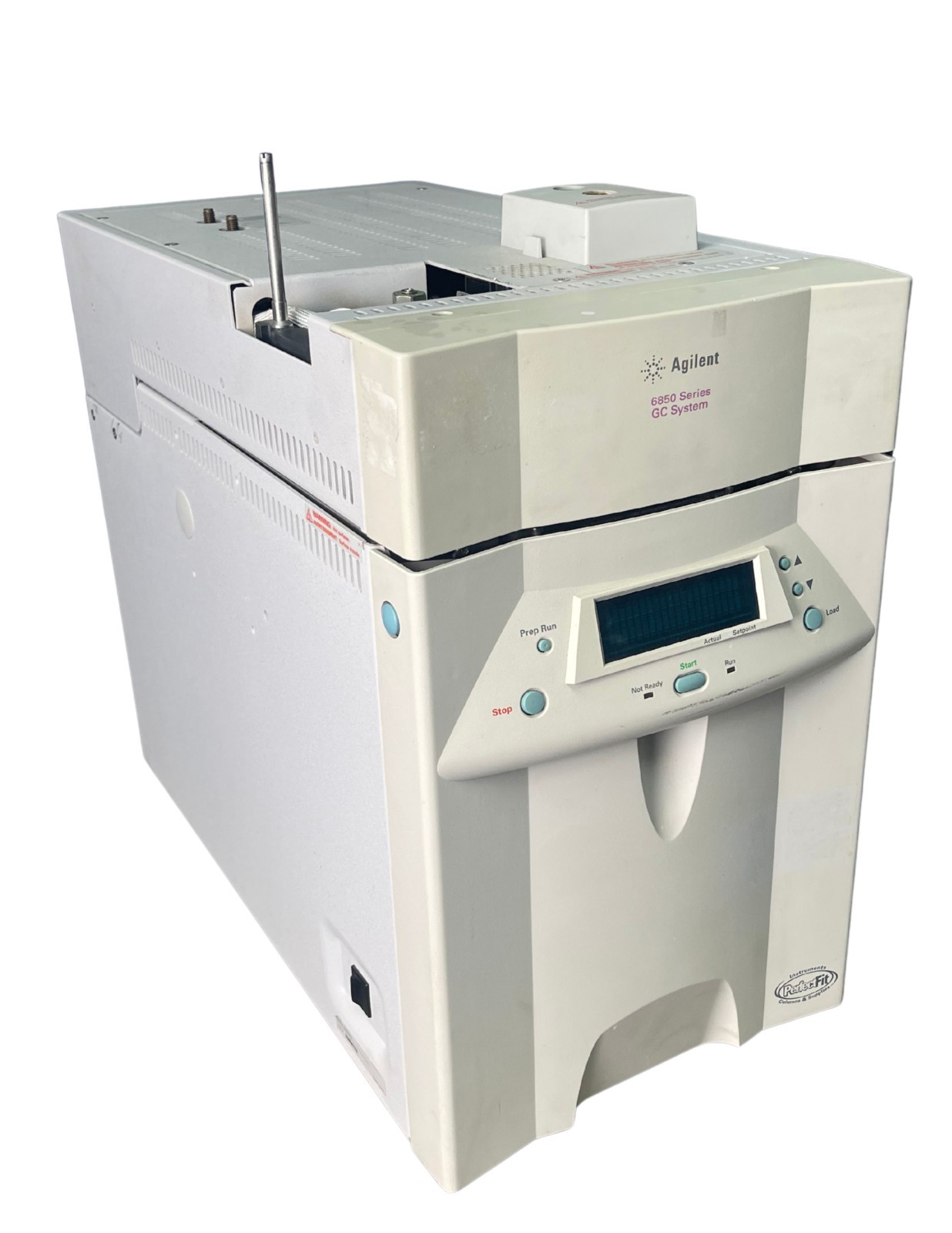 The Agilent 6850 GC System high-performance gas chromatography system used