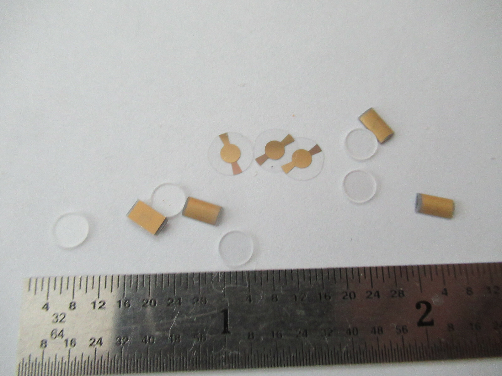 LOT BLANK PIEZOELECTRIC QUARTZ CRYSTAL X- Y- YX-CUT PIEZO SENSOR AS PIC #F5-A-51