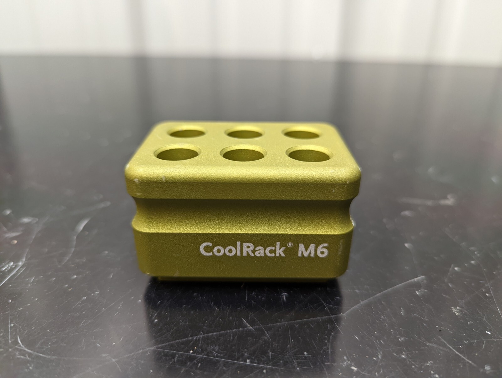 Biocision CoolRack M6 BCS-164 Green 6 x 1.5/2ml Microfuge Tubes Cryo Block