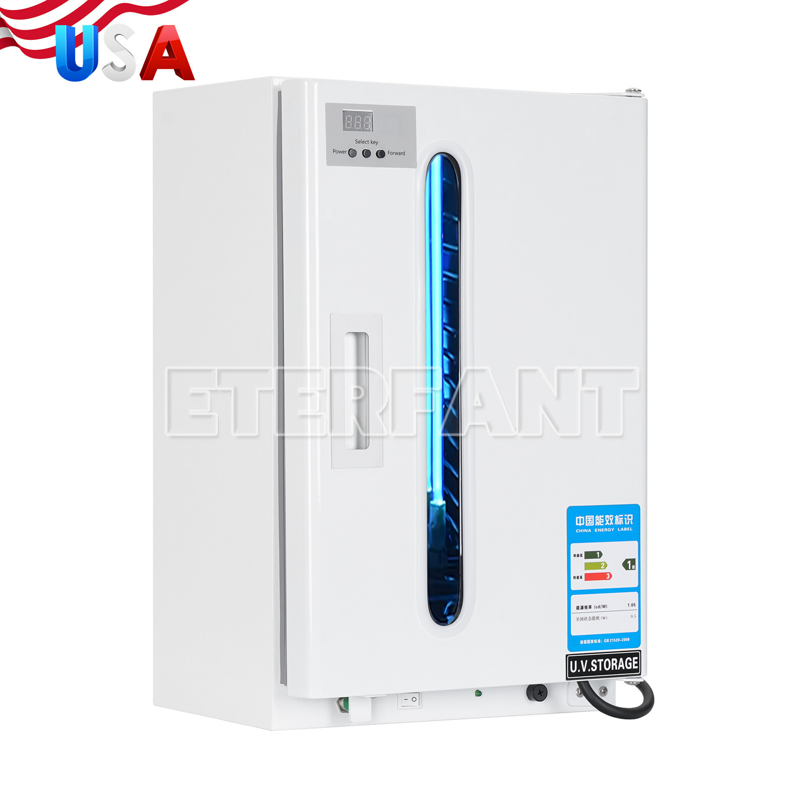 ETERFANT 24L Dental Autoclave Steam Sterilizer/27L Surgical UV Sterilizer+Trays