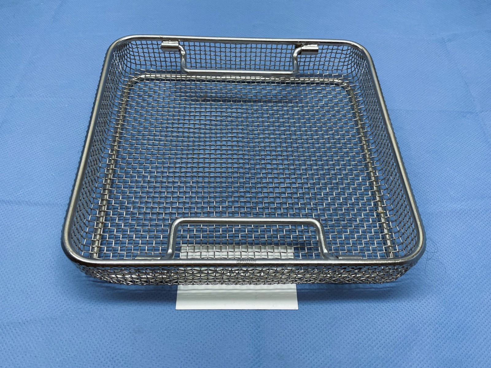 Autoclave Tray, Stainless Steel Wire, 10″ x 10″ x 2″, Germany