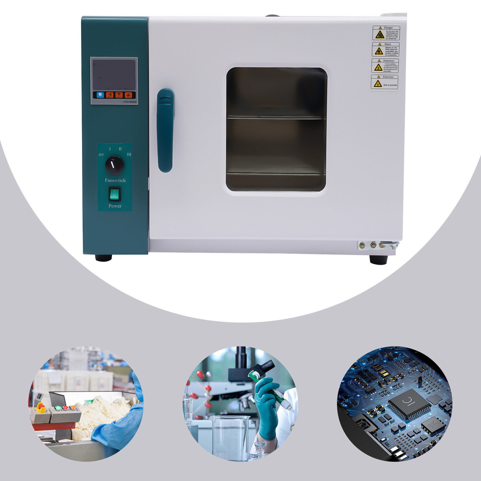 1000W Lab Oven Constant Temperature Blast Drying Oven Industrial Drying Oven