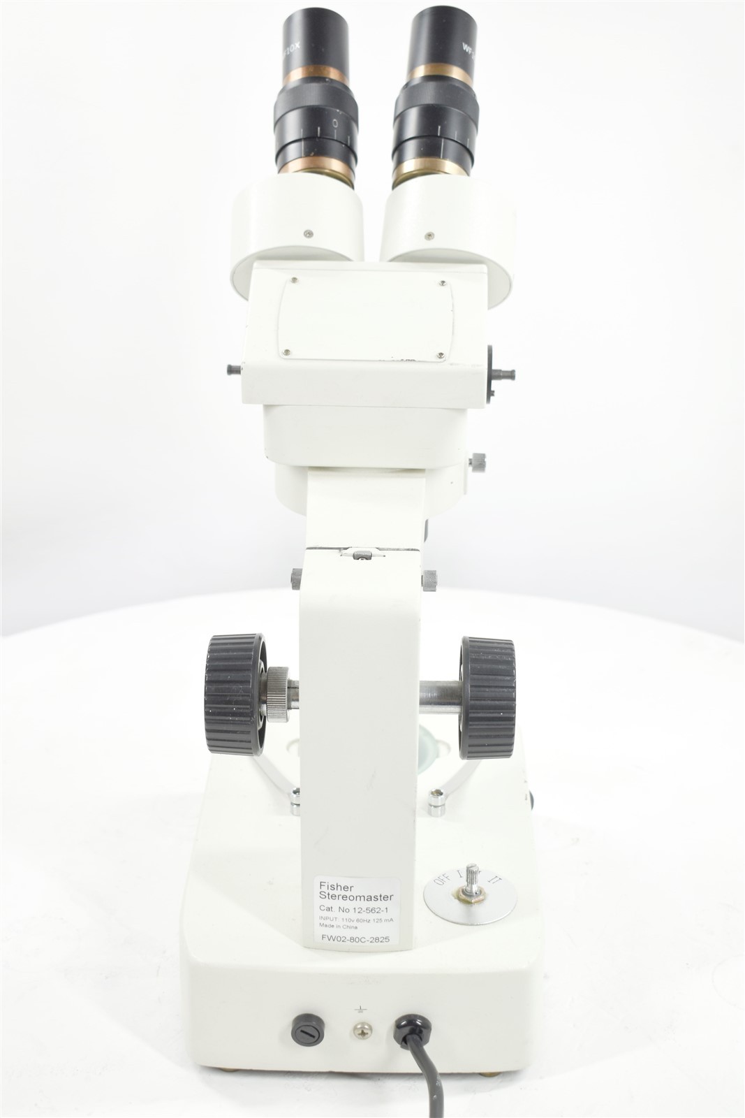 Fisher Scientific StereoMaster Cat 12-562-1 Stereo Zoom Microscope