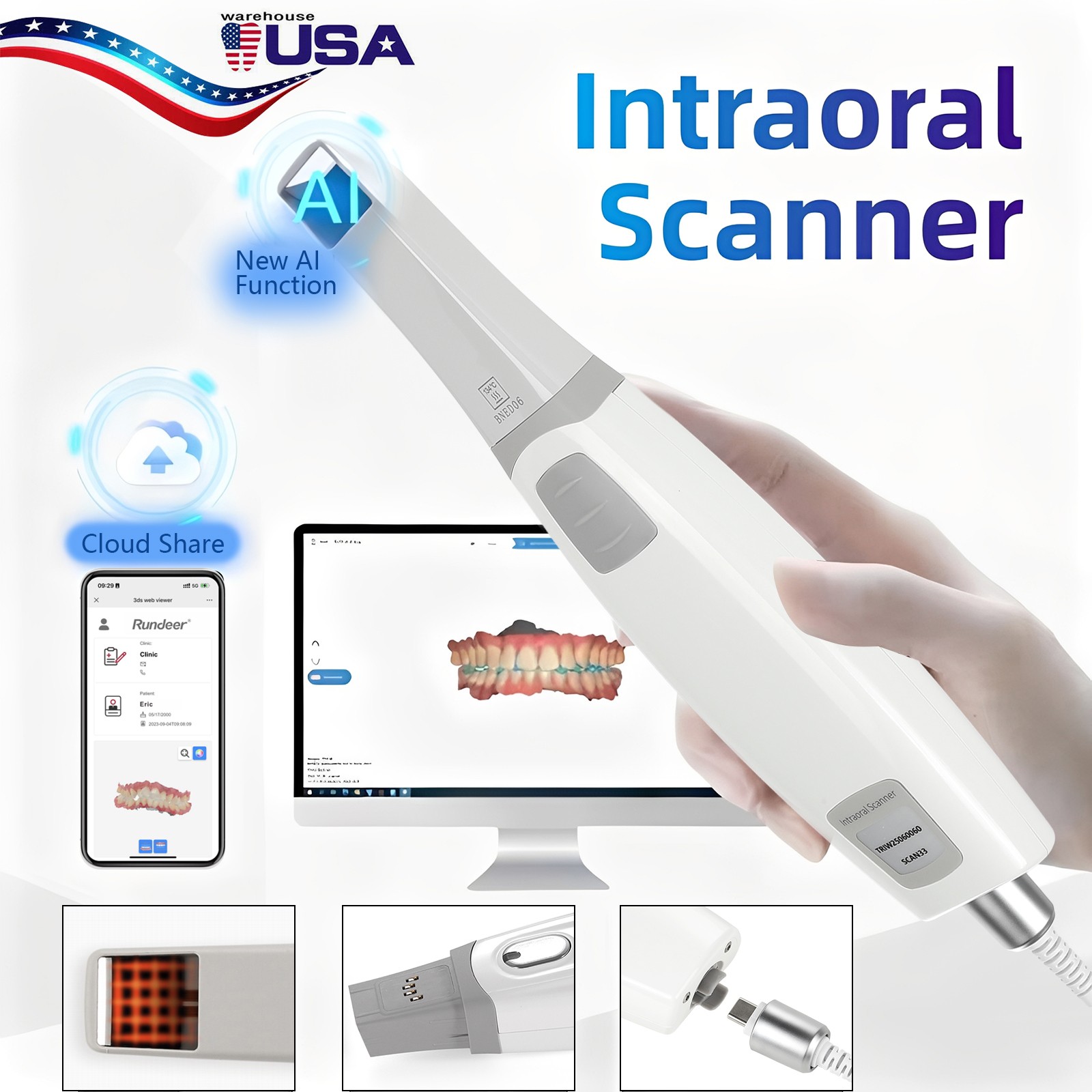 1 Sec Dental Curing Light Lamp Dental Light Cure FOTOPOLIMERIZADOR Dental Resin