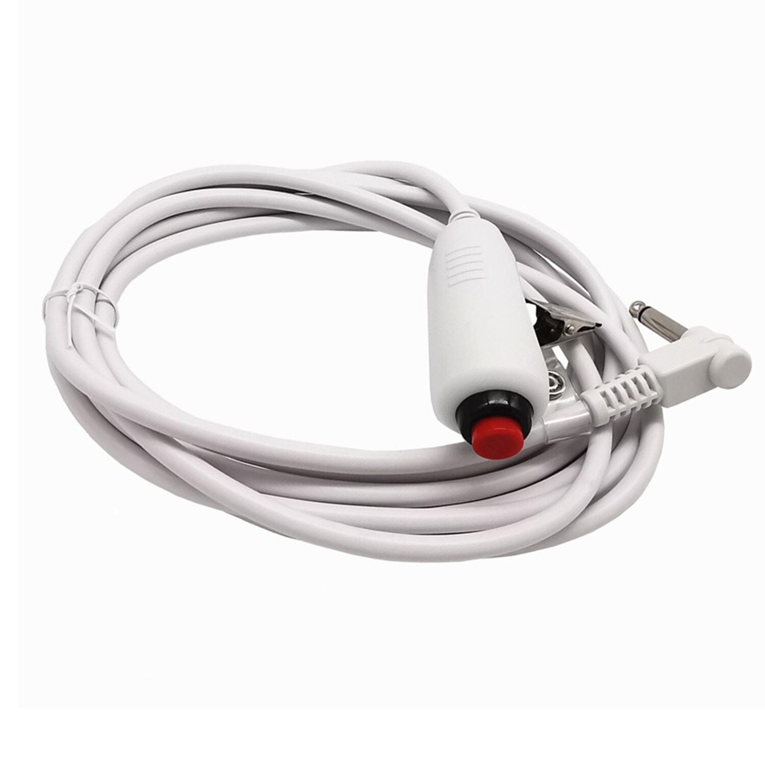 Universal Push Button Cable Nurse Station Call Cord w/ Bed Sheet Clip 1/4″ Phono