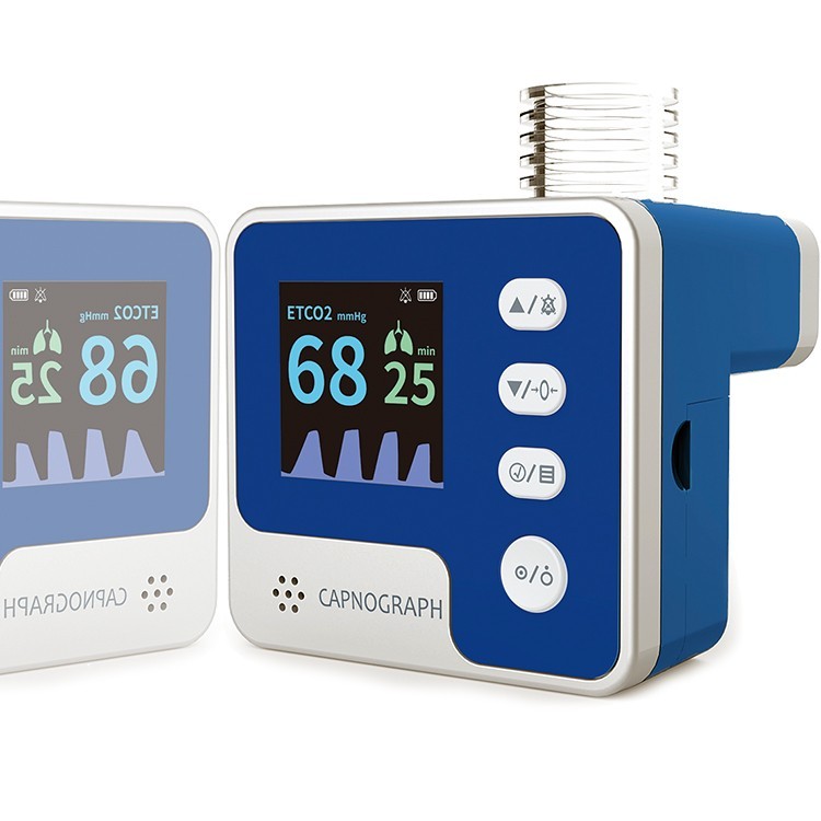 Patient Monitor Capnograph mainstream EtCO2, Respiration CO2 Audio Visual Alarm