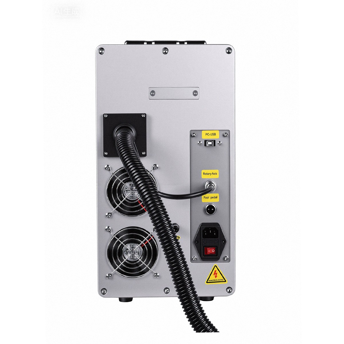 60W 2.5D JPT M7 Mopa 175*175mm Fiber Laser Marking Machine Deep Marking Caving