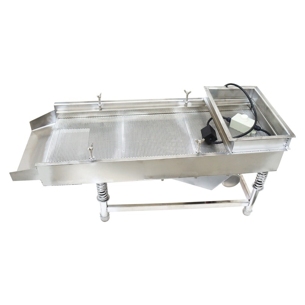 2.5mm Electric Stainless Linear Vibrating Screen Sieve Machine Shaker Sifter110V