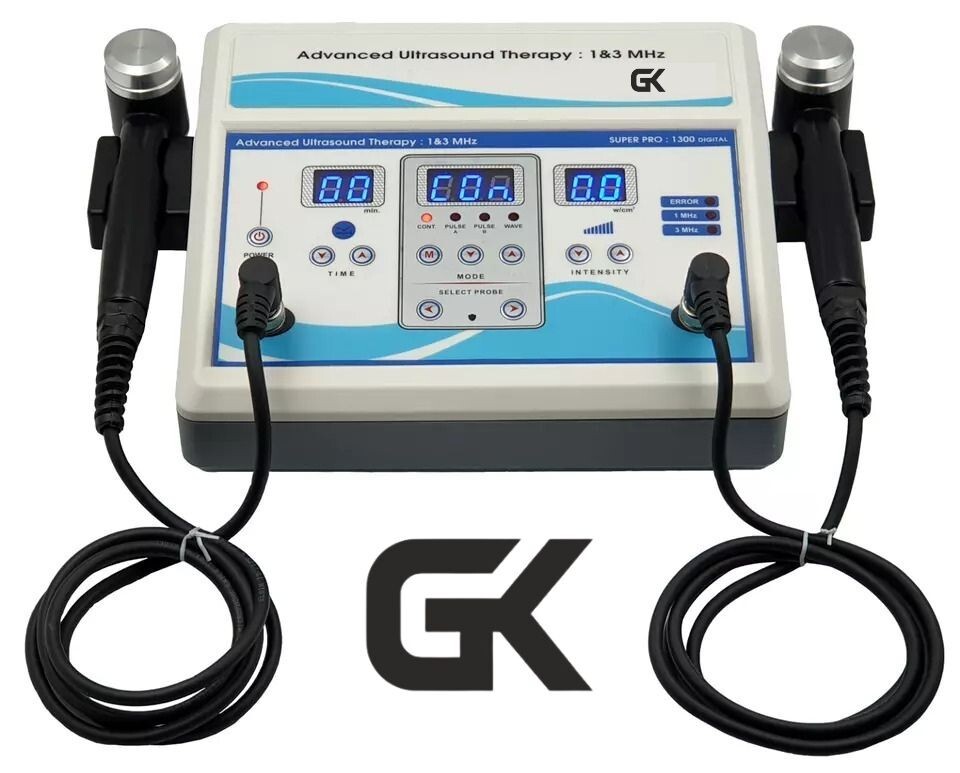 Digital 1 MHz & 3 MHz Ultrasound Therapy Machine for Chiropractic