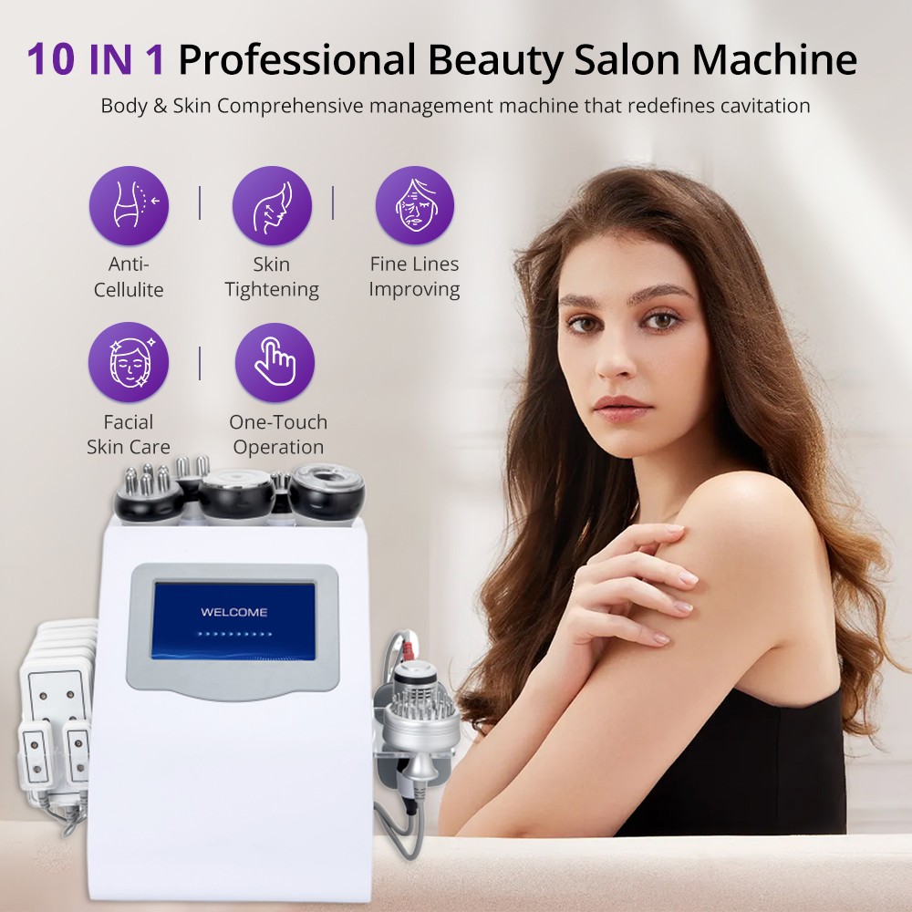 Elite 10 in 1 Beauty Machine for Body Massage Facial Skin Care Spa Salon Spa