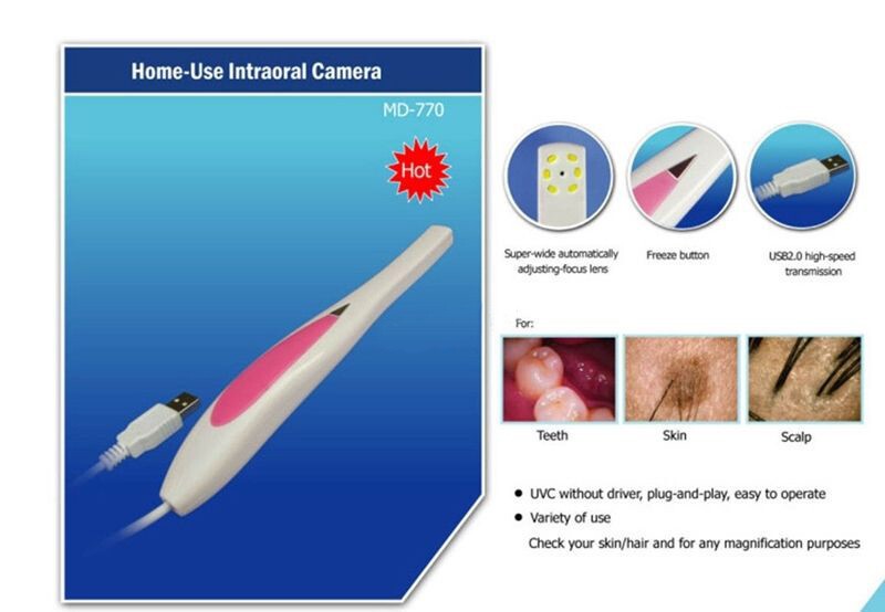 MD770 USB Dental Intraoral Camera Digital Imaging Oral 1.3M Pixel CMOS 6 LEDS