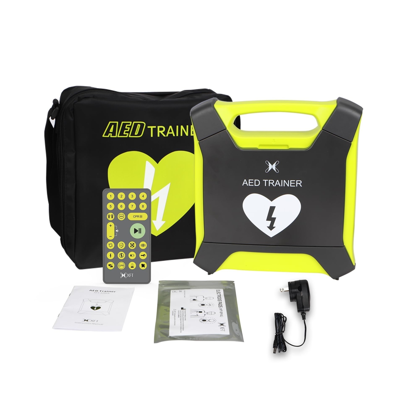 AED Trainer, XFT AED Training Kit CPR Training Equipment Training Device Auto…