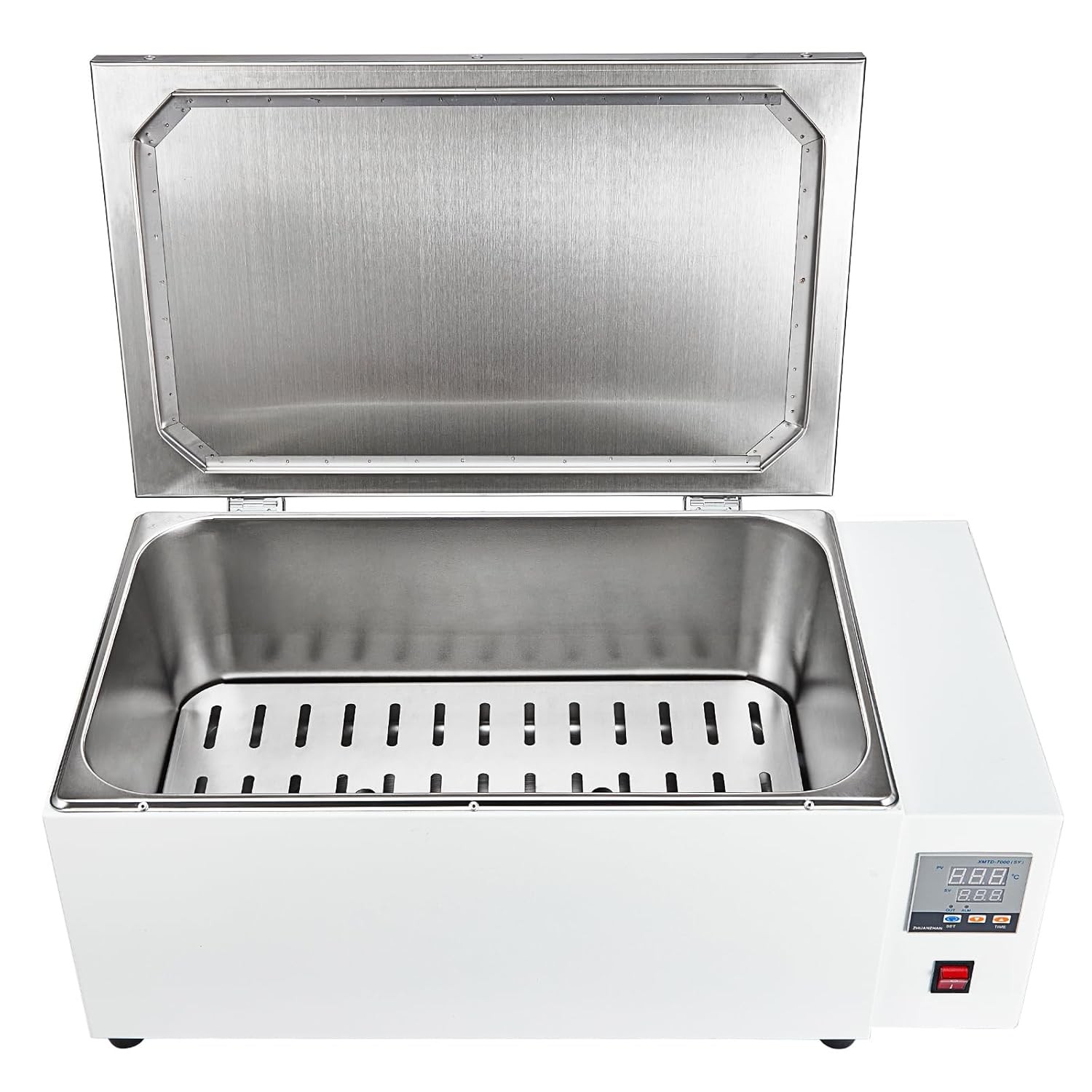 Lab Water Bath 30L w/ Digital Control &Timer RT-99.9℃ Range 304 Stainless Steel