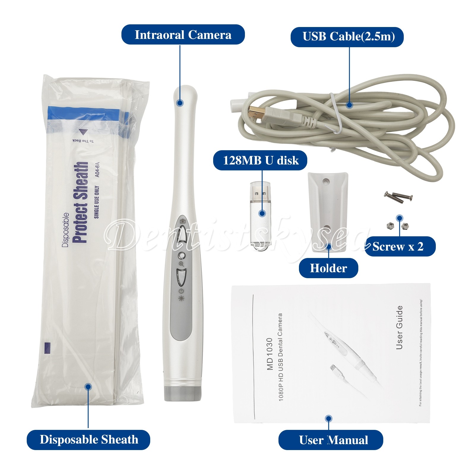 1080P 720P HD Intraoral Camera Dental Camera,Button Work Dexis,Eaglesoft