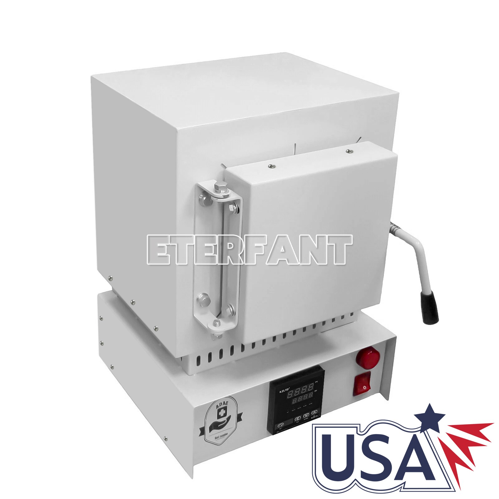 220V Mini Wax Burnout Furnace High Temperature Wax Muffle Oven 2000W 1100℃