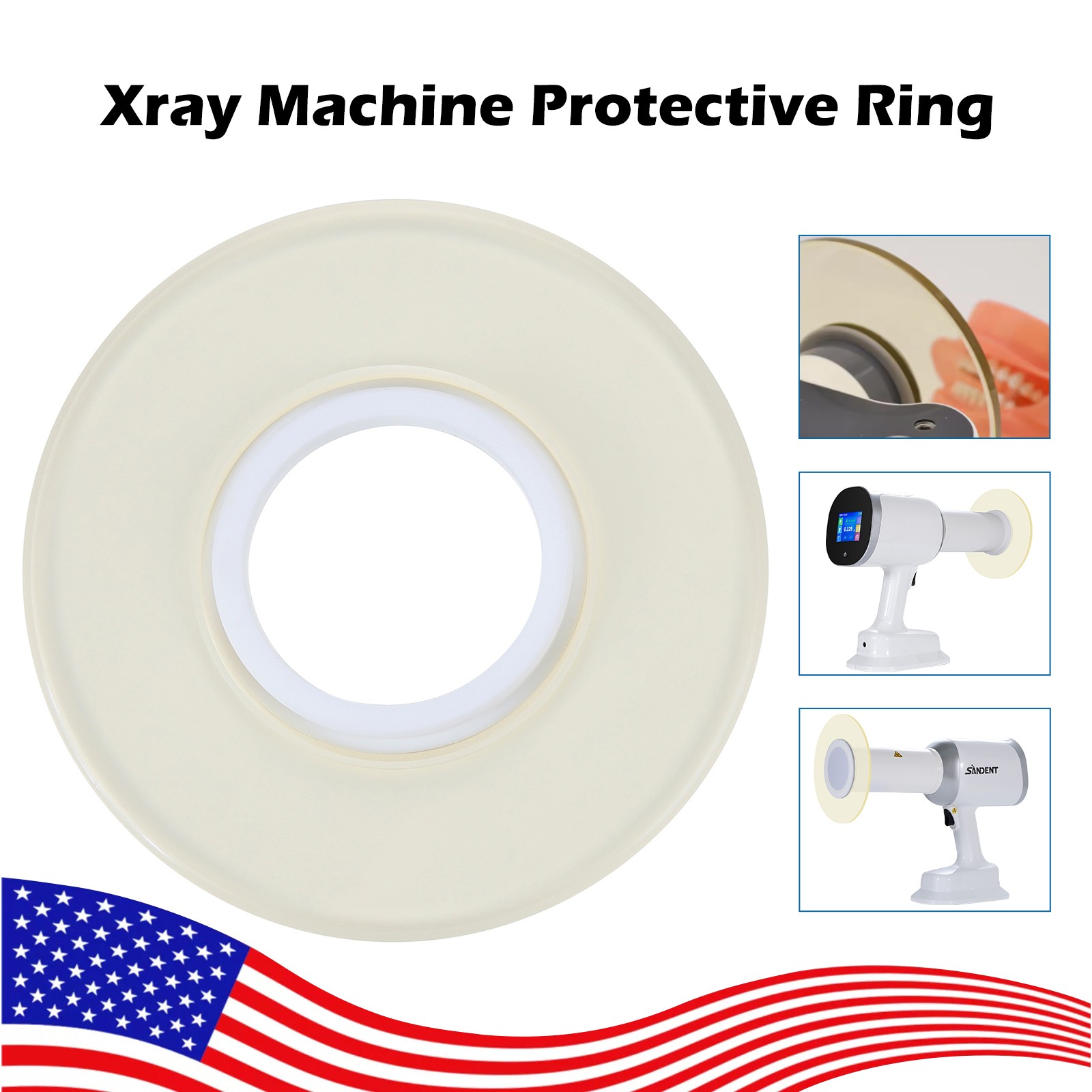 Dental X Portable Ray Digital Machine Rayos/ Scatter Shield Protective Ring