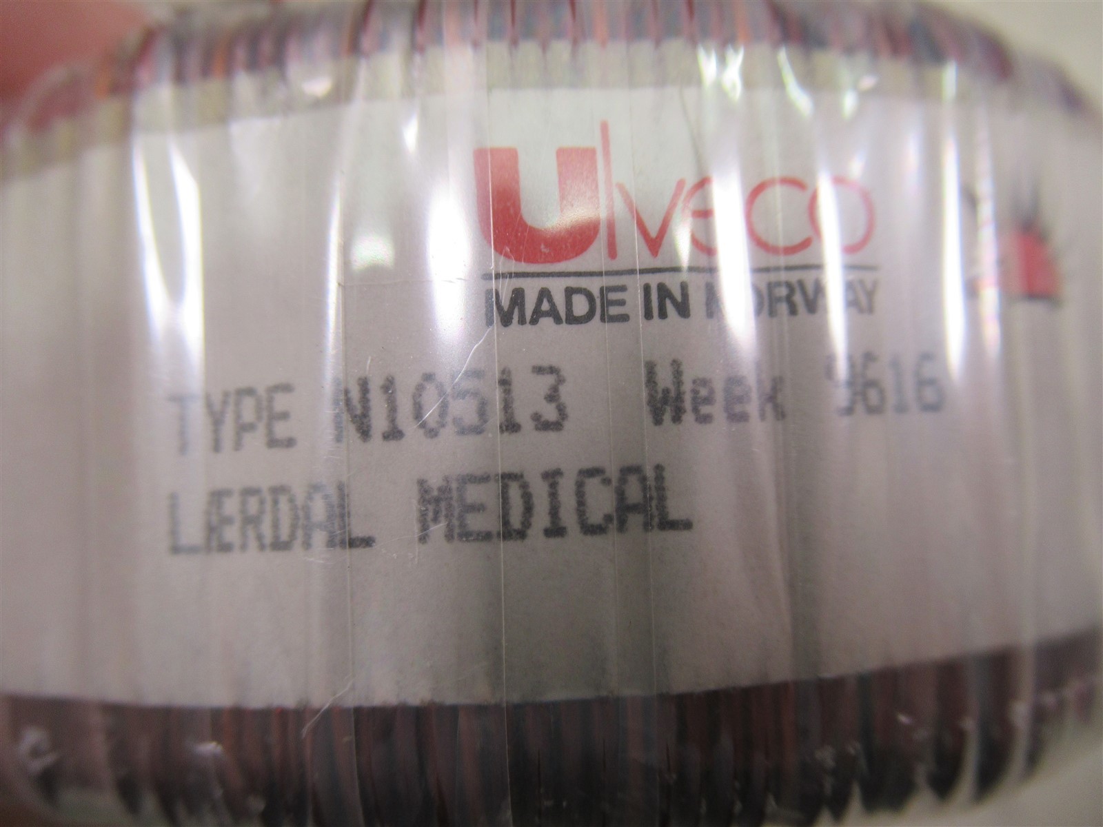 Ulveco N10513 Toroidal Transformer Laerdal Medical OEM Part Vintage 1996 Norway