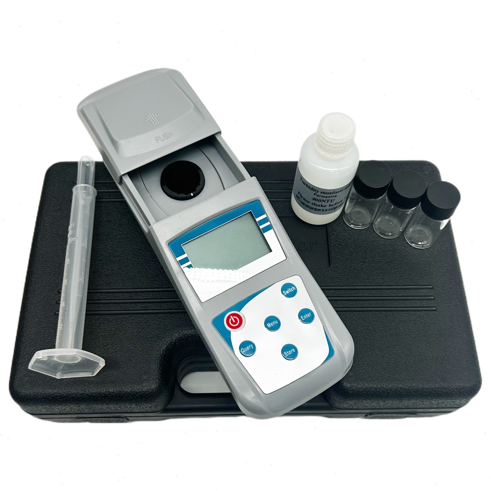 Lab Turbidimeter with Turbidity Solution Microcomputer-based Range 200NTU