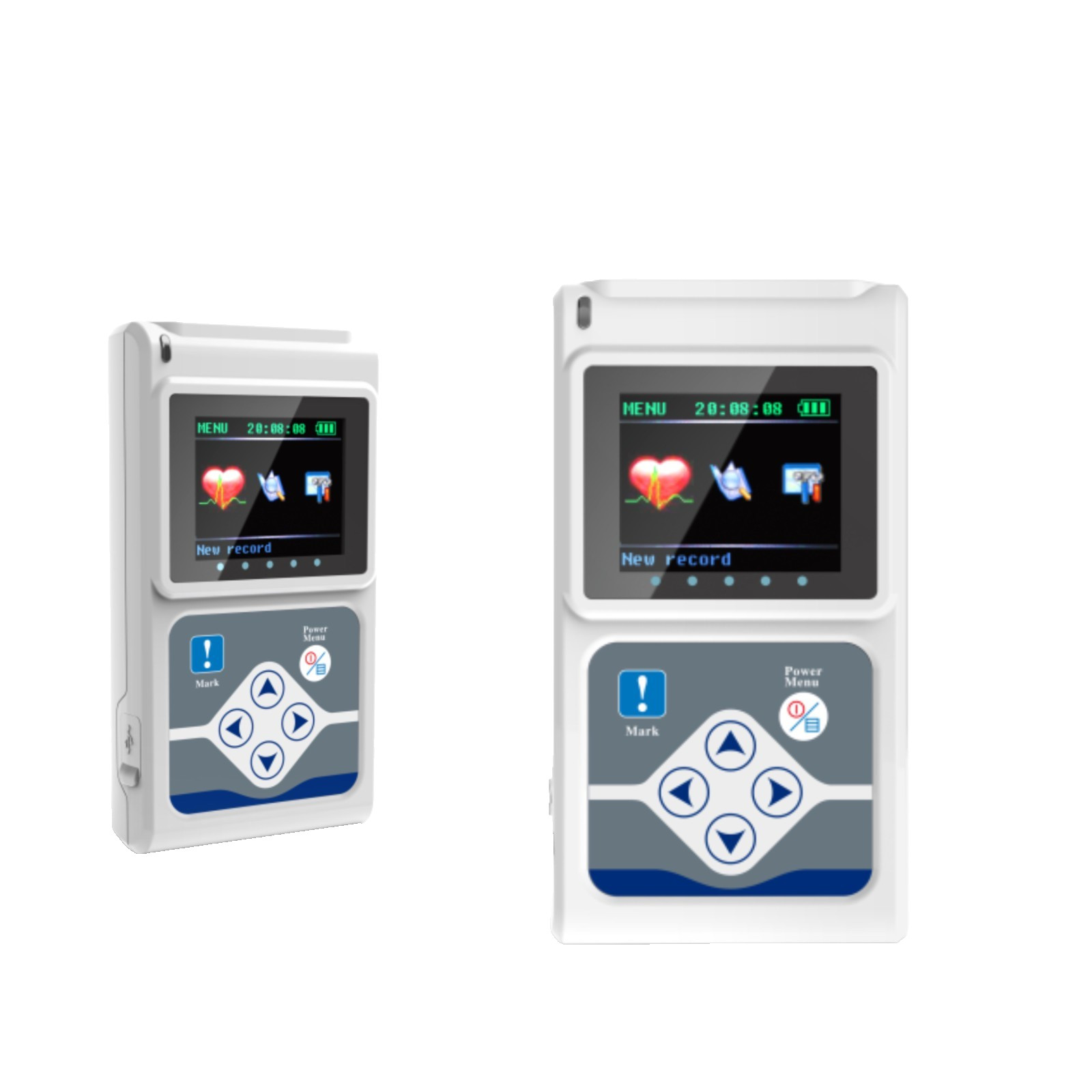 3Channel ECG Holter Monitor-Heart EKG Recorder for Continuous Cardiac Monitoring