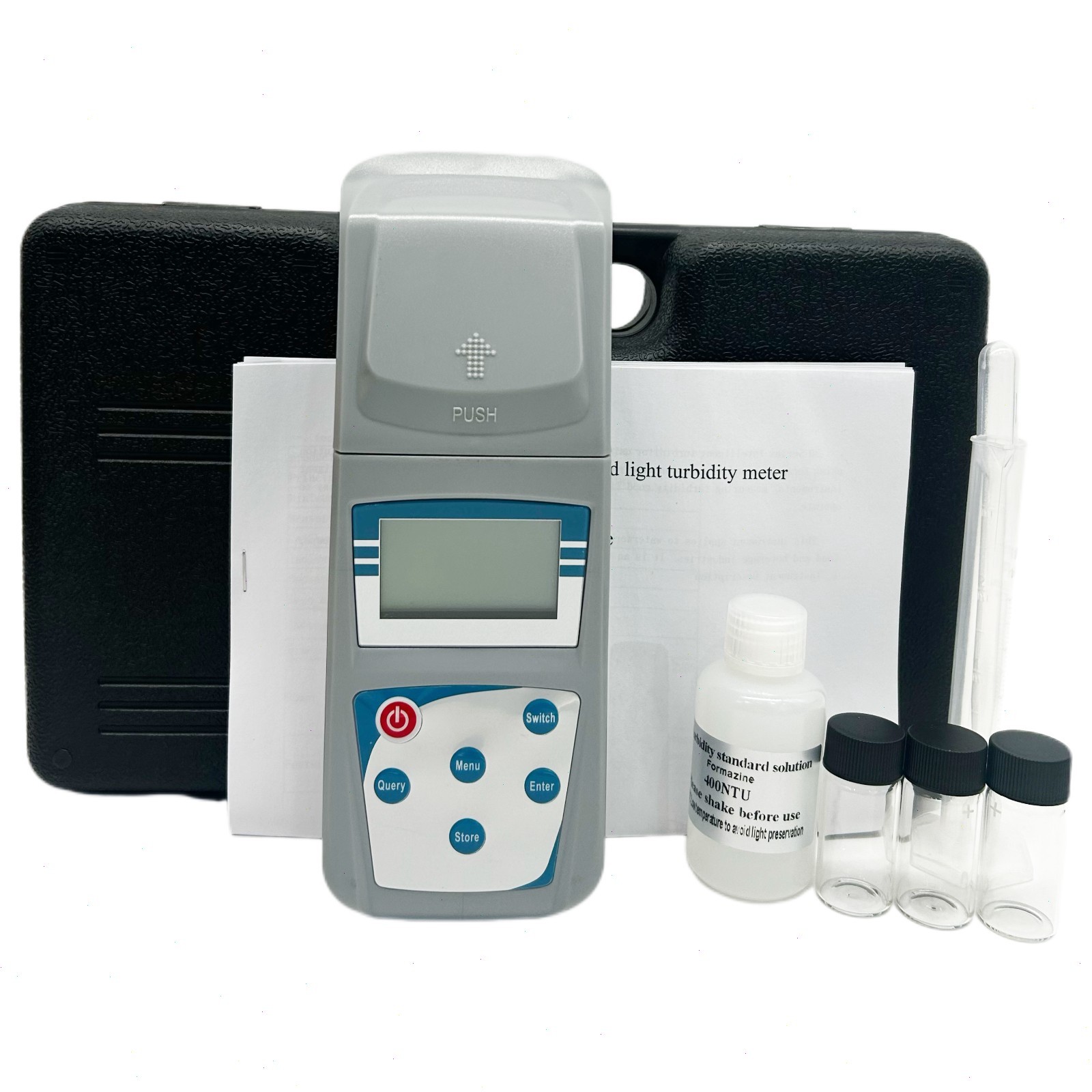 Lab Turbidimeter with Turbidity Solution Microcomputer-based Range 200NTU