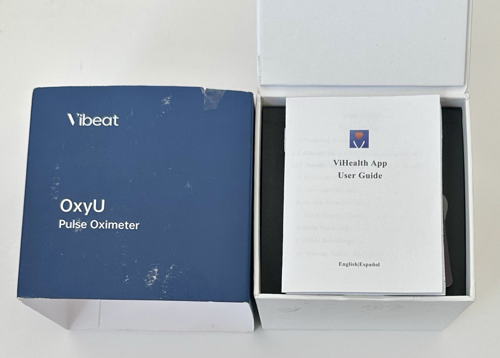 Vibeat Wrist Blood Oxygen Monitor OxyU Continuous O2 & Heart Rate Tracking