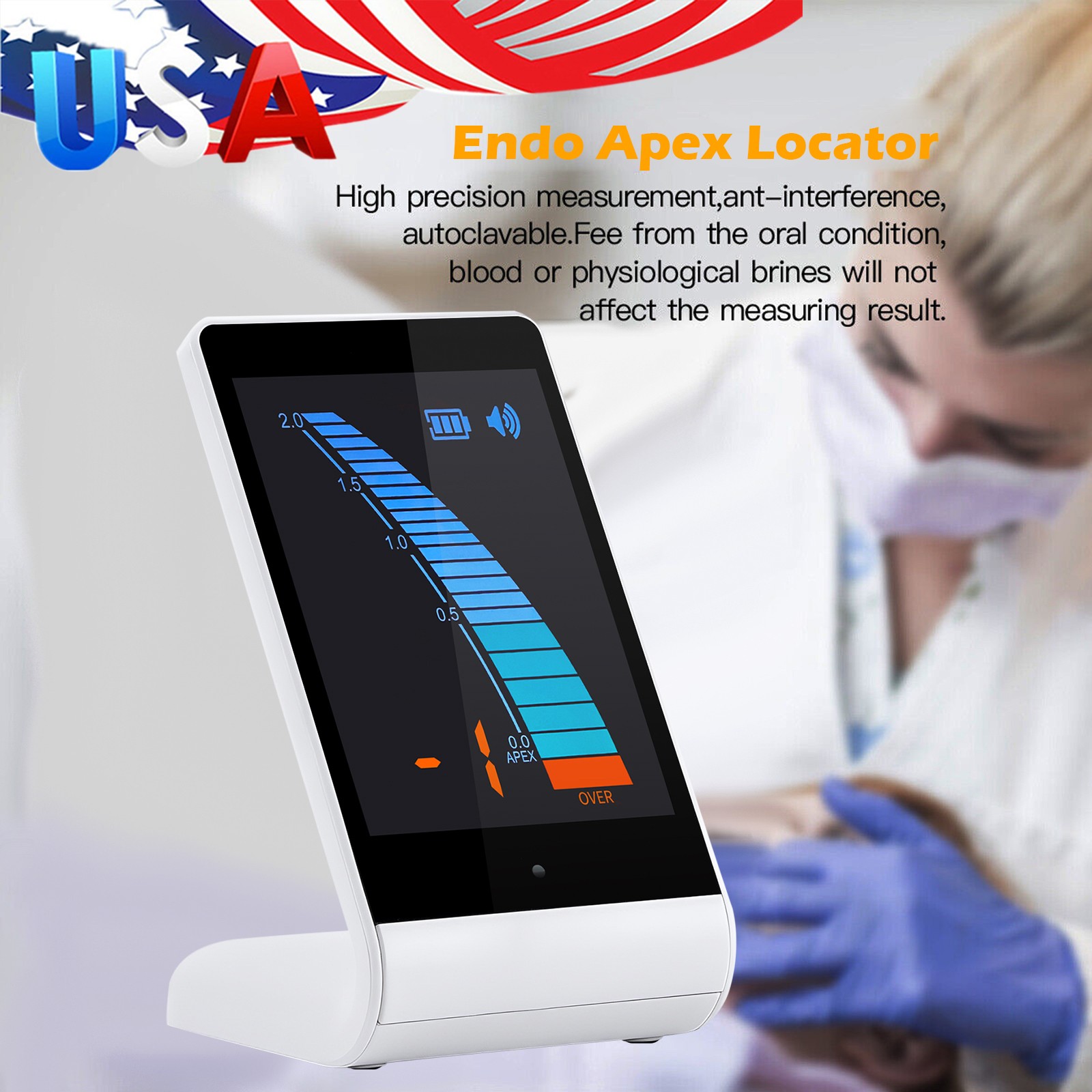 Dental Electronic Endo Apex Locator Root Canal Measurement micropex pro