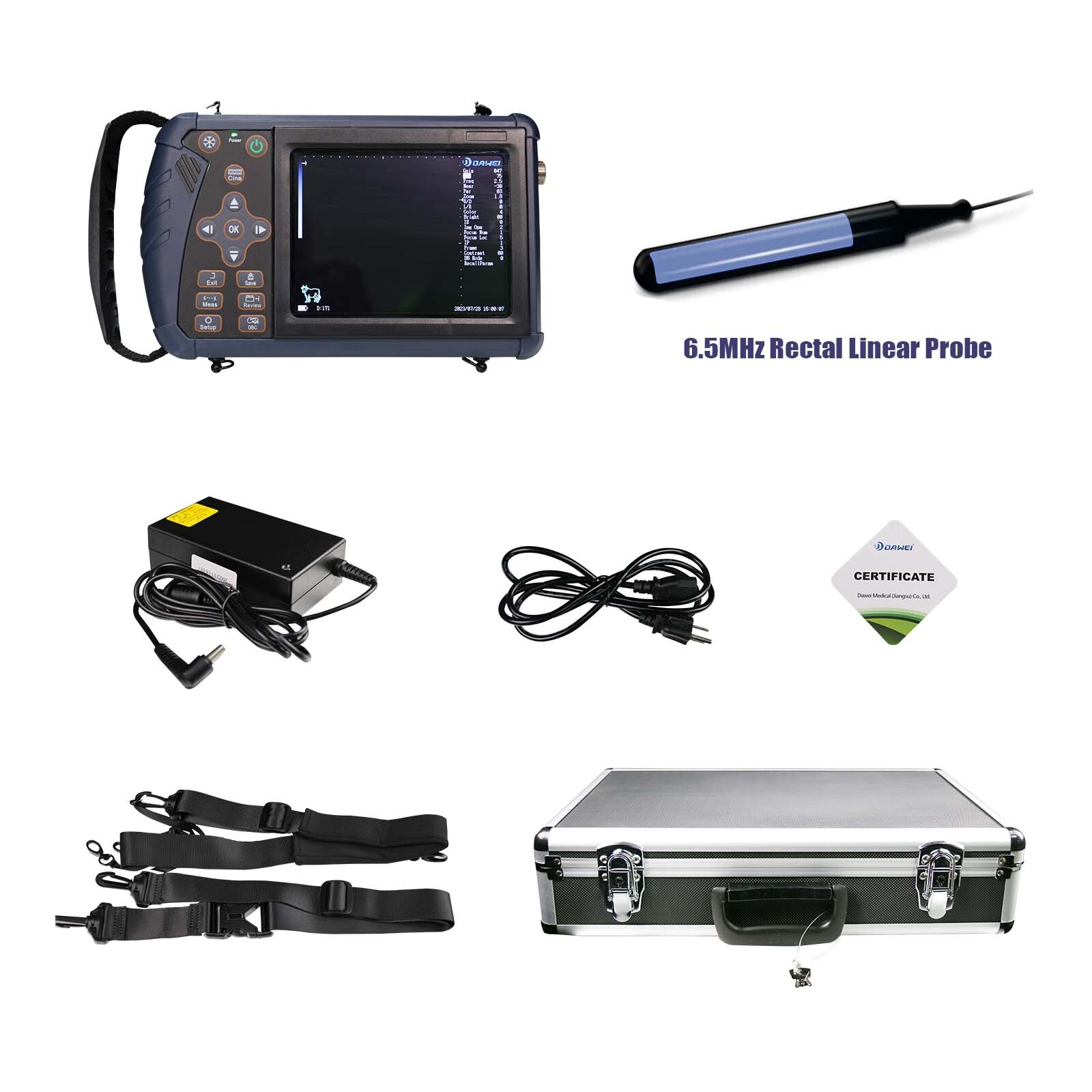 Veterinary Ultrasound machine Vet ultrasound Scanner 7.5Rectal Probe For animals