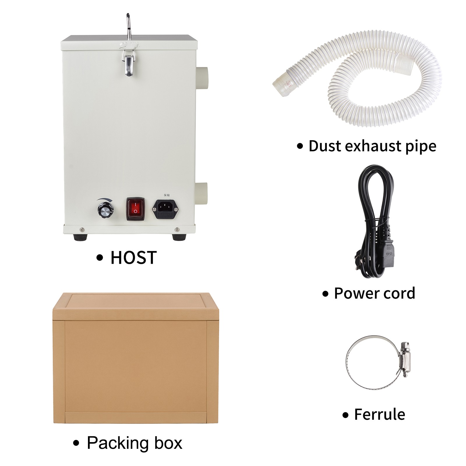 1000W Dental Single-Row Dust Collector Polishing Lathe 2800RPM Motor Cleaner CE