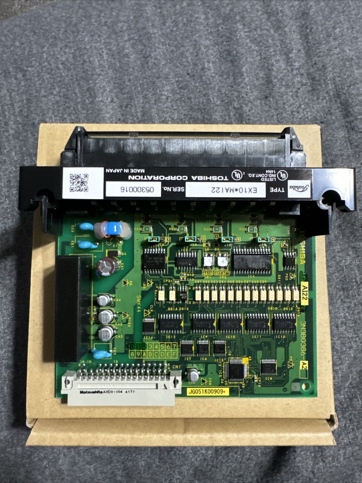 TOSHIBA EX10*MA122 A122 ANALOG INPUT MODULE RTS