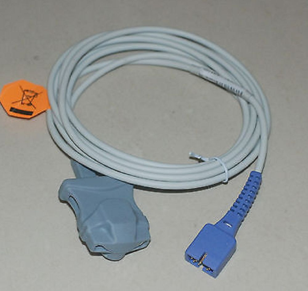ALPTA Nellcor DS-100A SPO2 Sensor Adult Finger Soft-tip 7 Pin 2.5M Non-Oximax