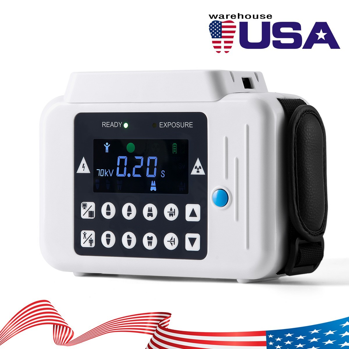 Dental X Mobile Unit System Ray Digital Machine High Frequency No Shield/Sensor