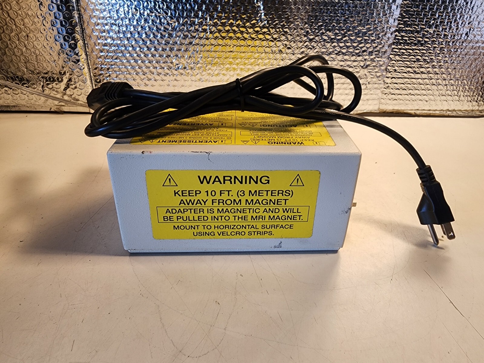 INVIVO MRI AC ADAPTER AS201 2007 100-240V 50/60HZ 1.5A MADE IN USA