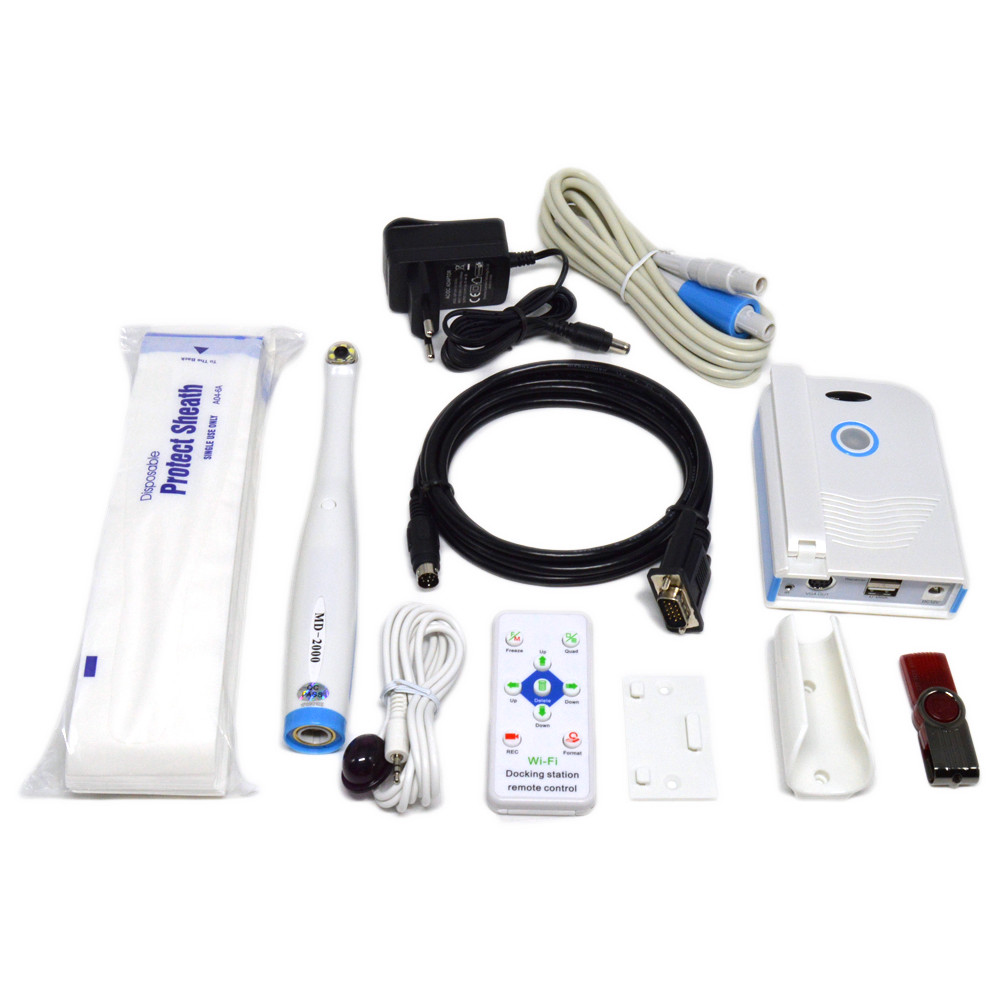 2.0 Mega pixels Wired Dental Intra Oral Intraoral Camera 1/4 Sony CCD Sensor CE