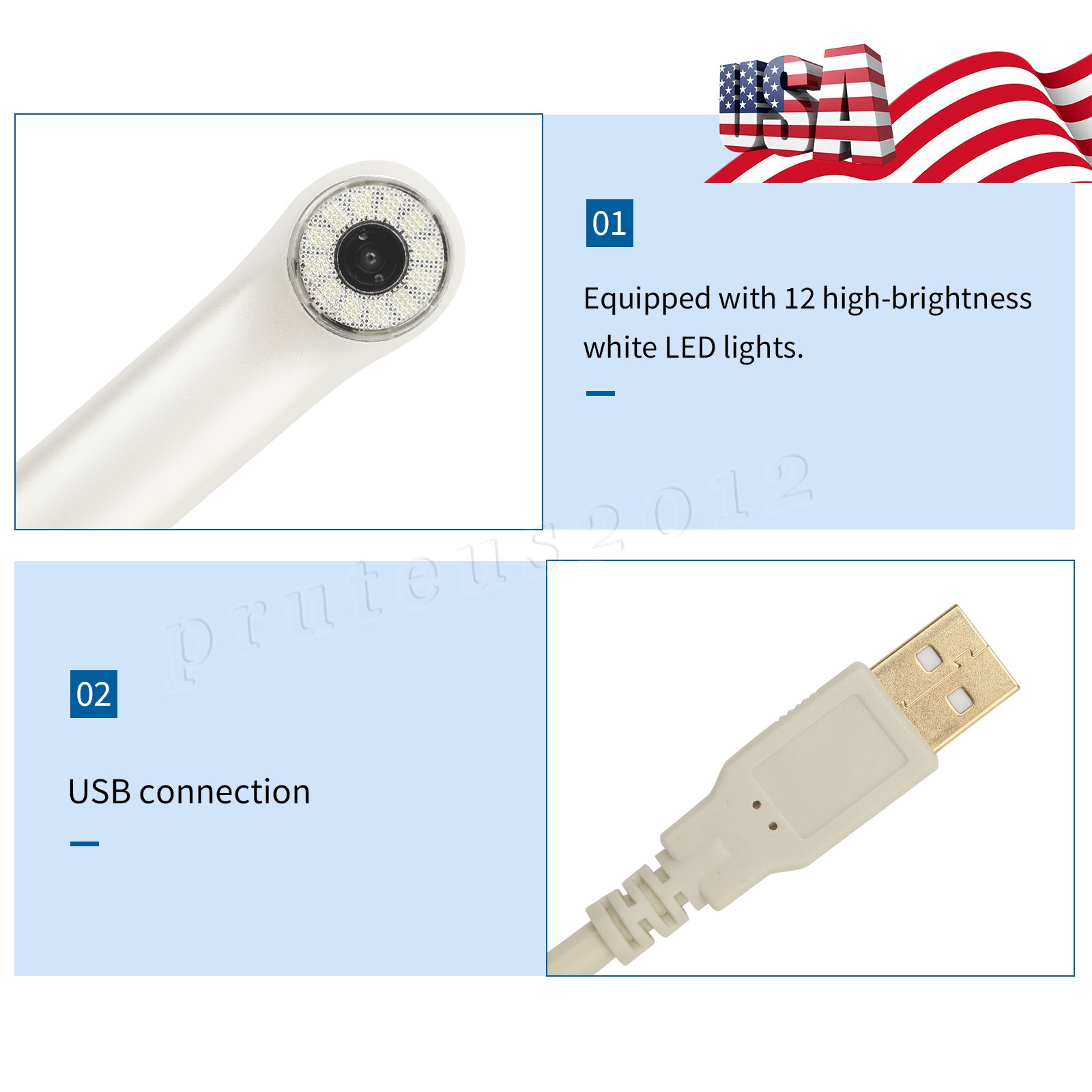 (USB 2.0) Dental Intraoral Camera Imaging Unit