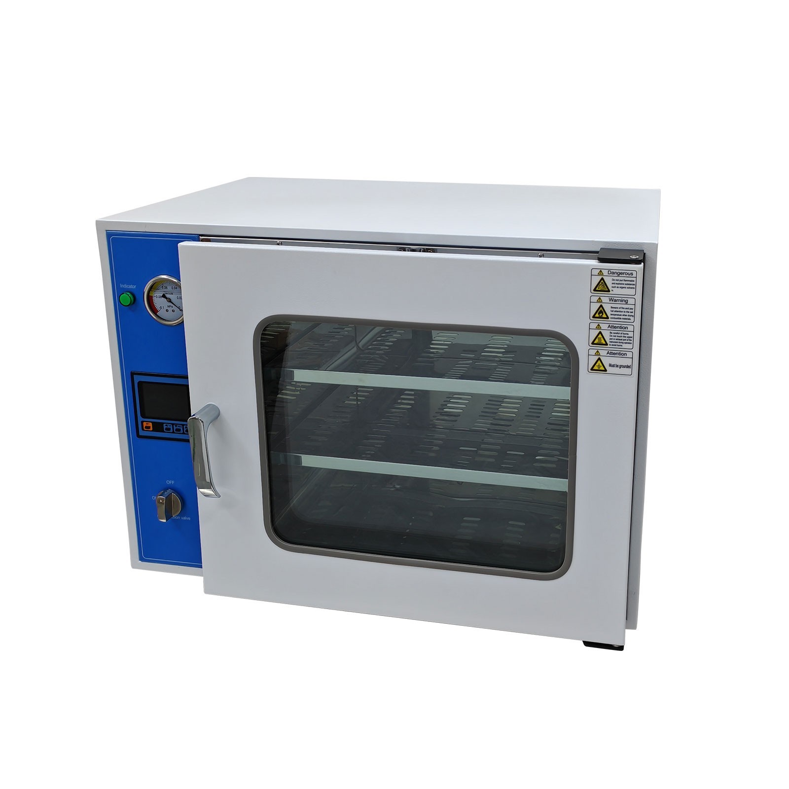 Digital Vacuum Drying Oven Heating and Drying Cabinet 110V 1400W Temp. Adjustabl