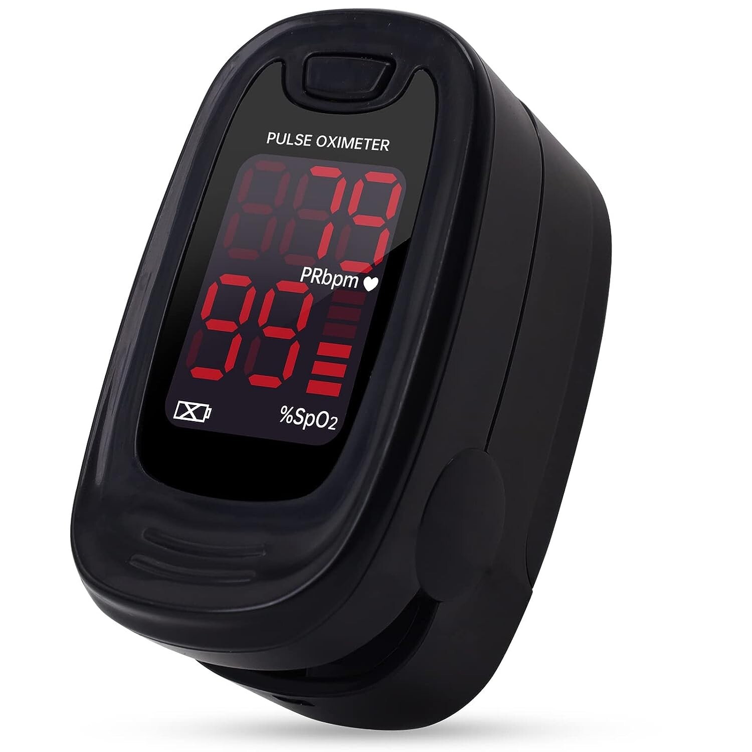 Fingertip Pulse Oximeter Blood Oxygen Heart Rate Monitor SpO2 Oxímetro de pulso