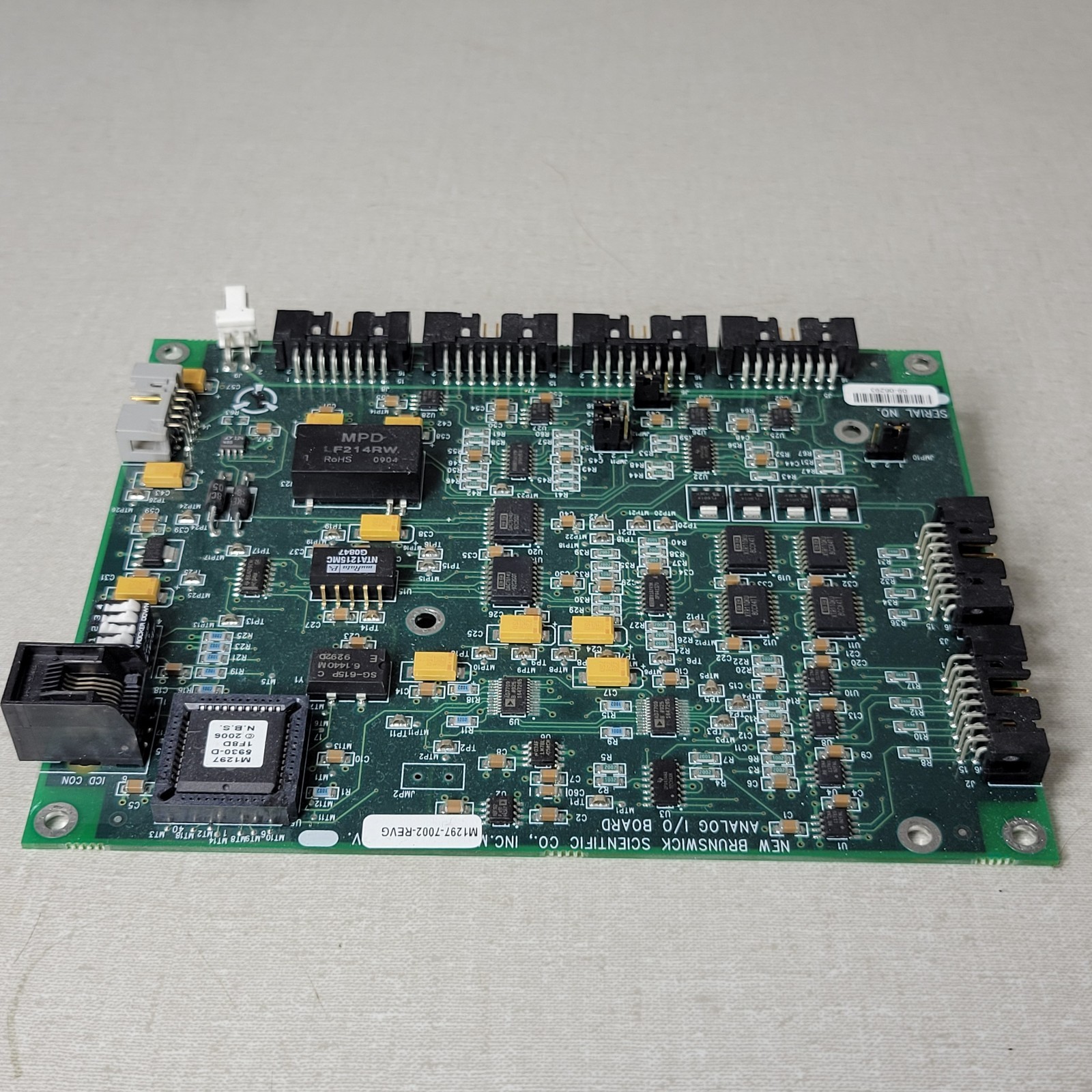 Eppendorf New Brunswick M1297-7002 Rev G Analog I/O Board for CelliGen BLU Biore