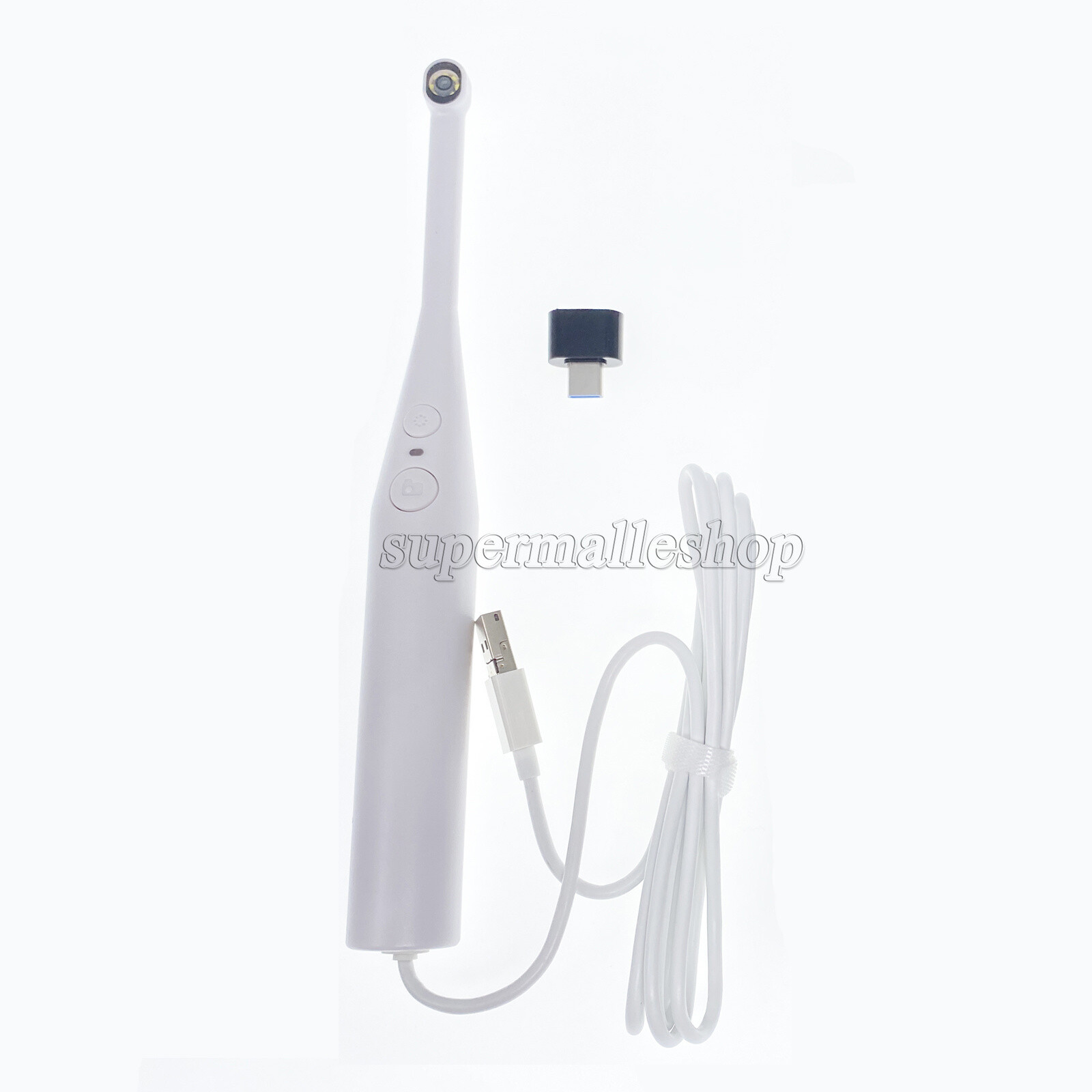 3 in 1 6 LED Light Oral Dental Intraoral Camera Endoscope White For Phone/PC HD