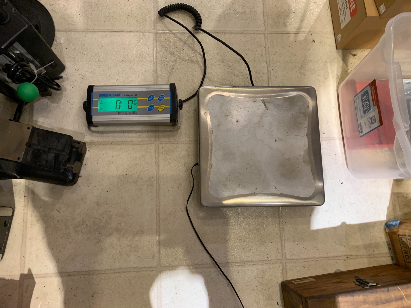 Adam Equipment CPWplus35 Digital Scale w/Remote Readout – 35KG / 75LB Capacity