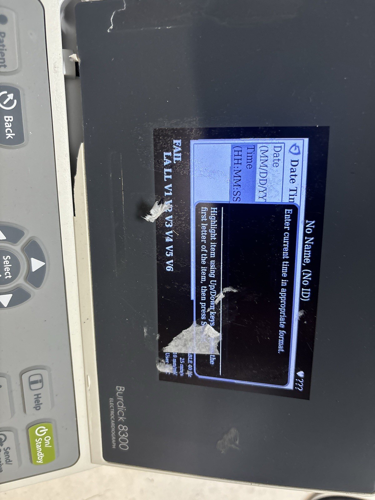 Cardiac Science Burdick 8300 Electrocardiograph & Leads Free Ship