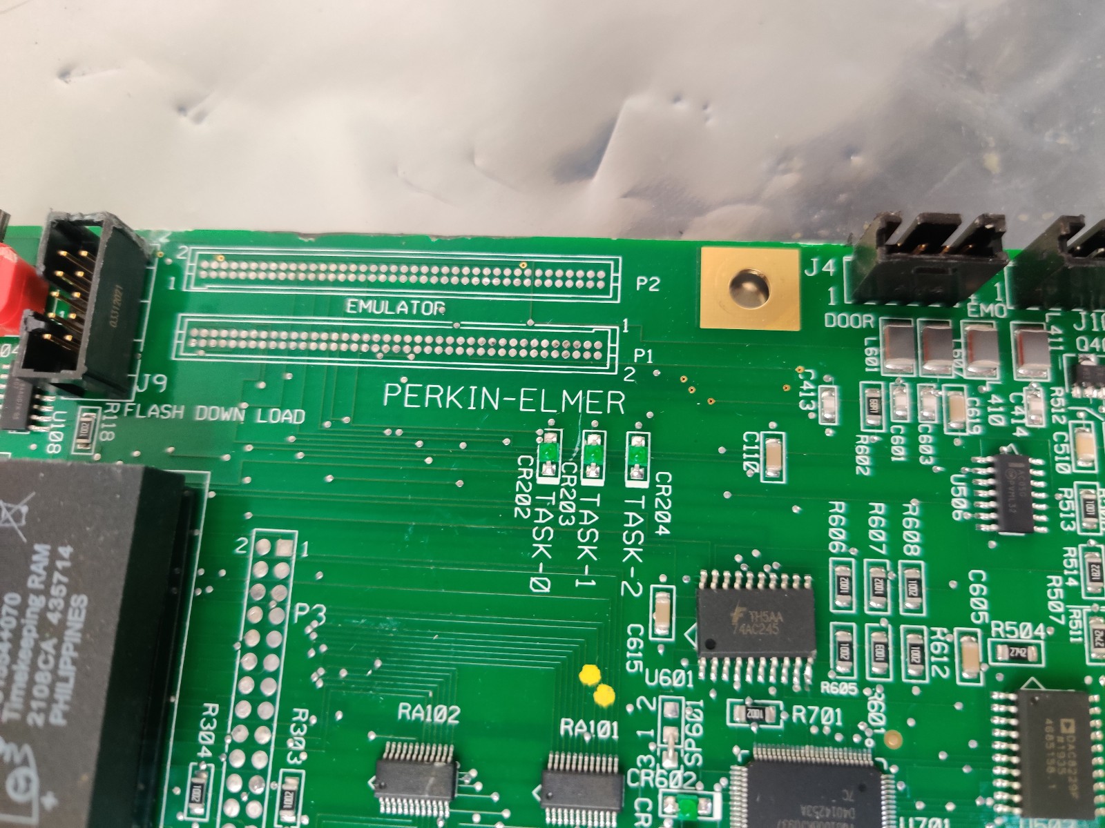 PerkinElmer Optima N0779614 issue C PCB Board RF CTRLR/LIMIT IEEE Emulator