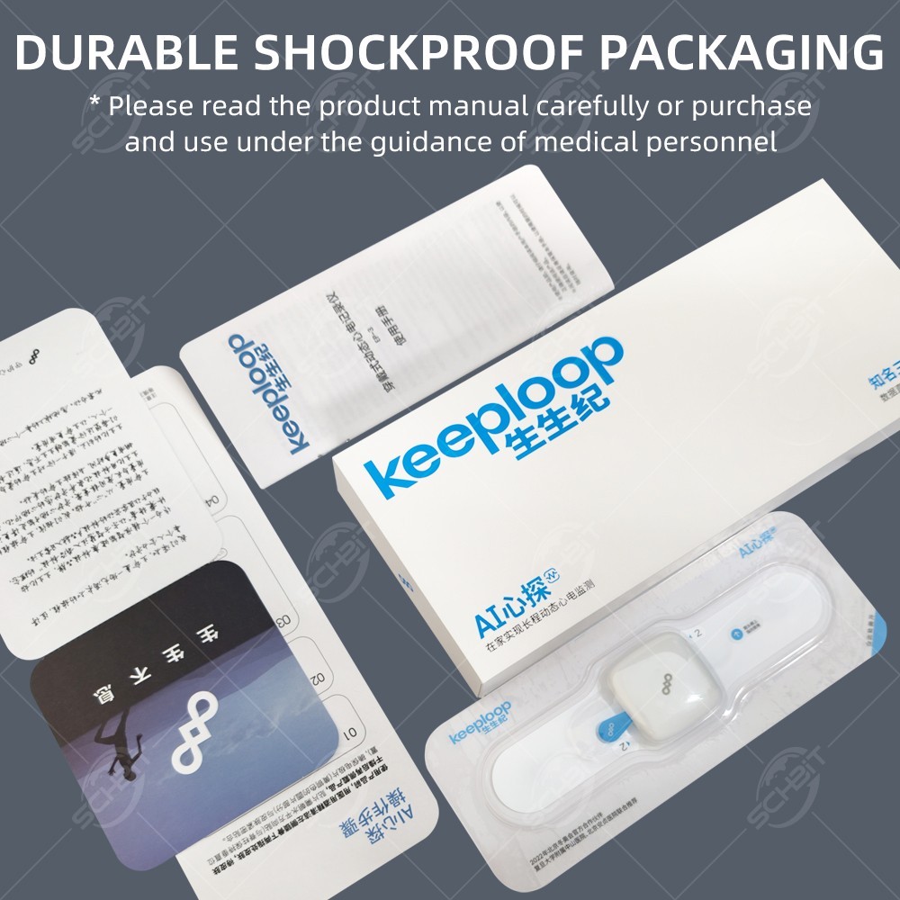 Single-use ECG Monitor with 72-Hour Continuous Heart Rate Monitoring and APP