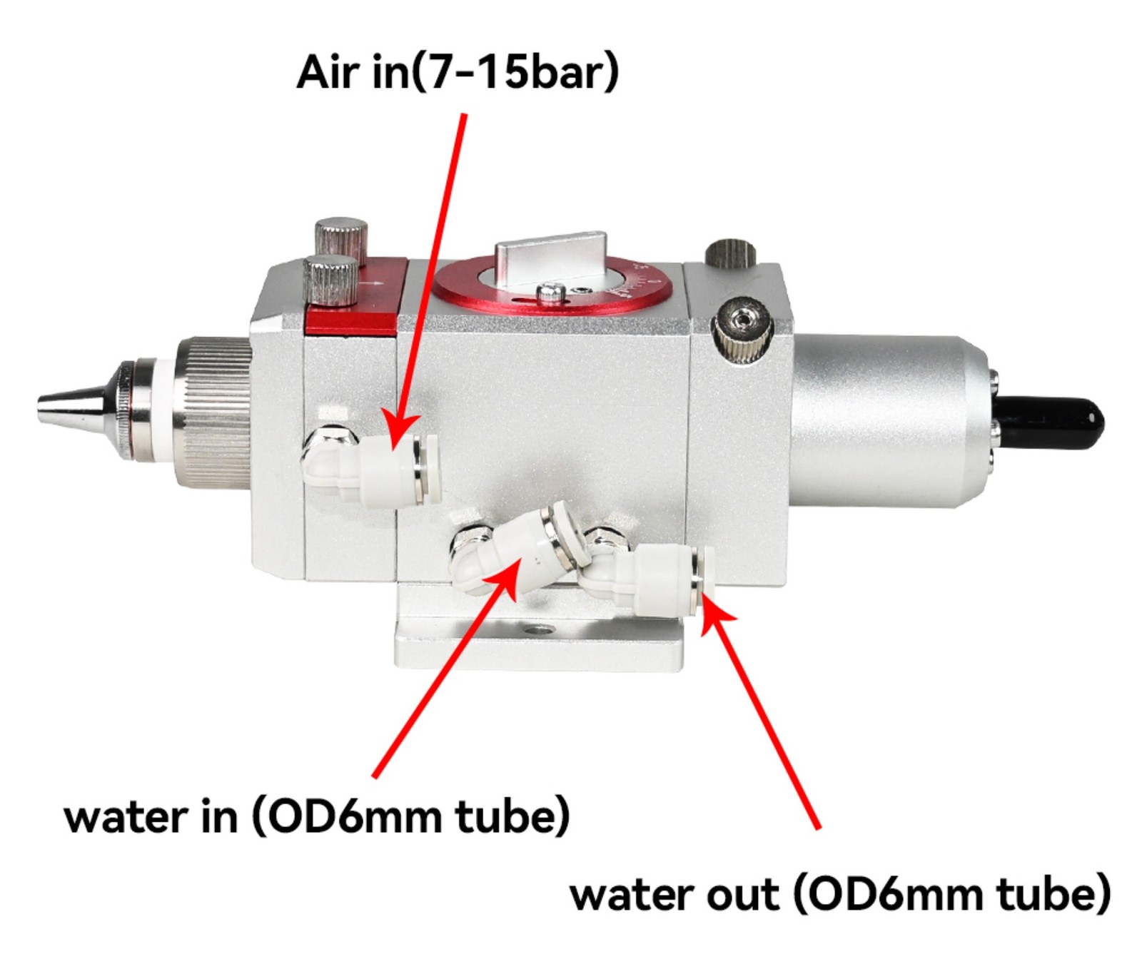 Raycus 1000W 3rd Gen SMA905 Laser Pump Driver Fiber Laser Head For DIY Cutting