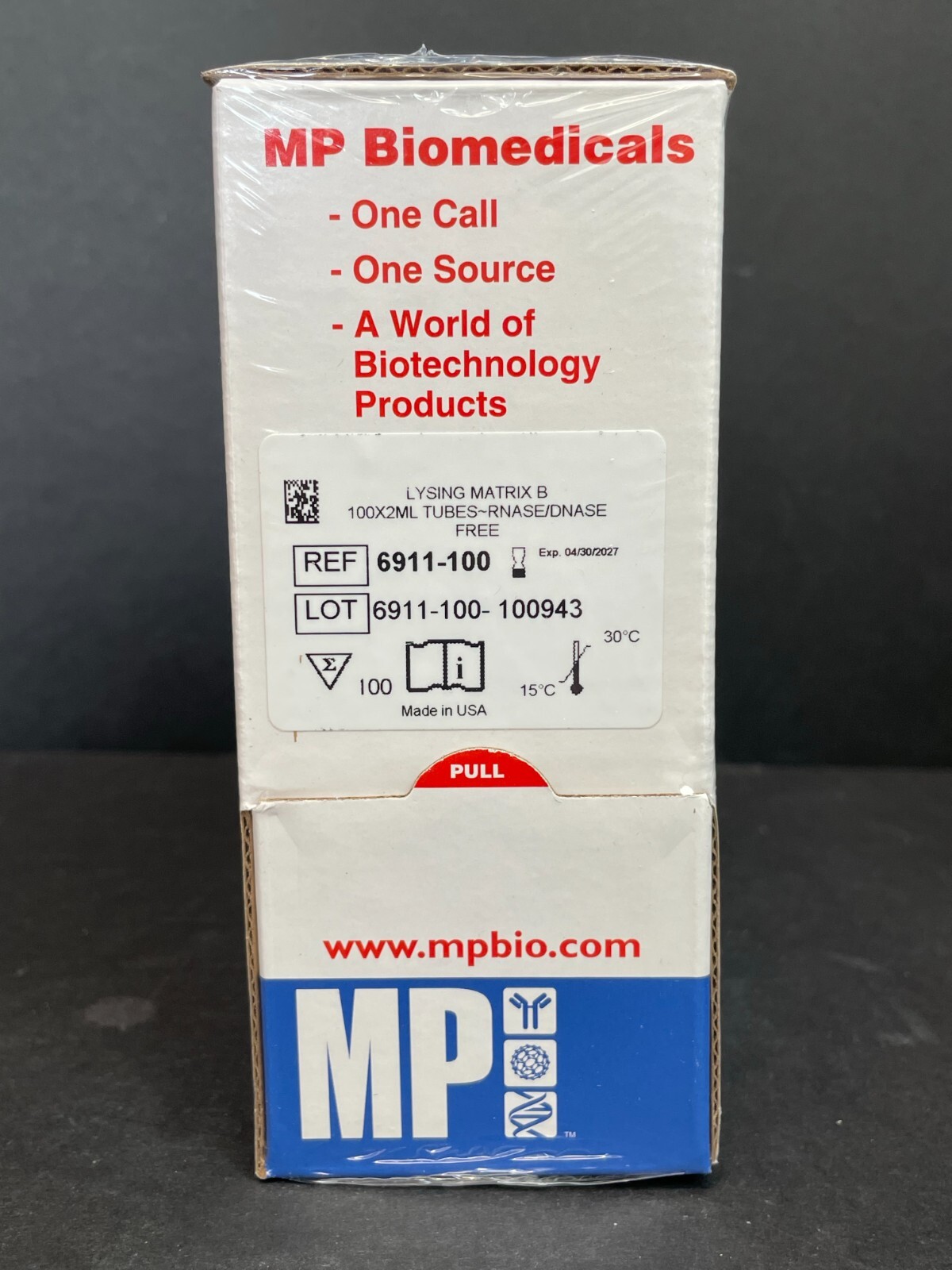 MP Biomedicals Lysing Matrix B 2 ml Total of 100 Tubes