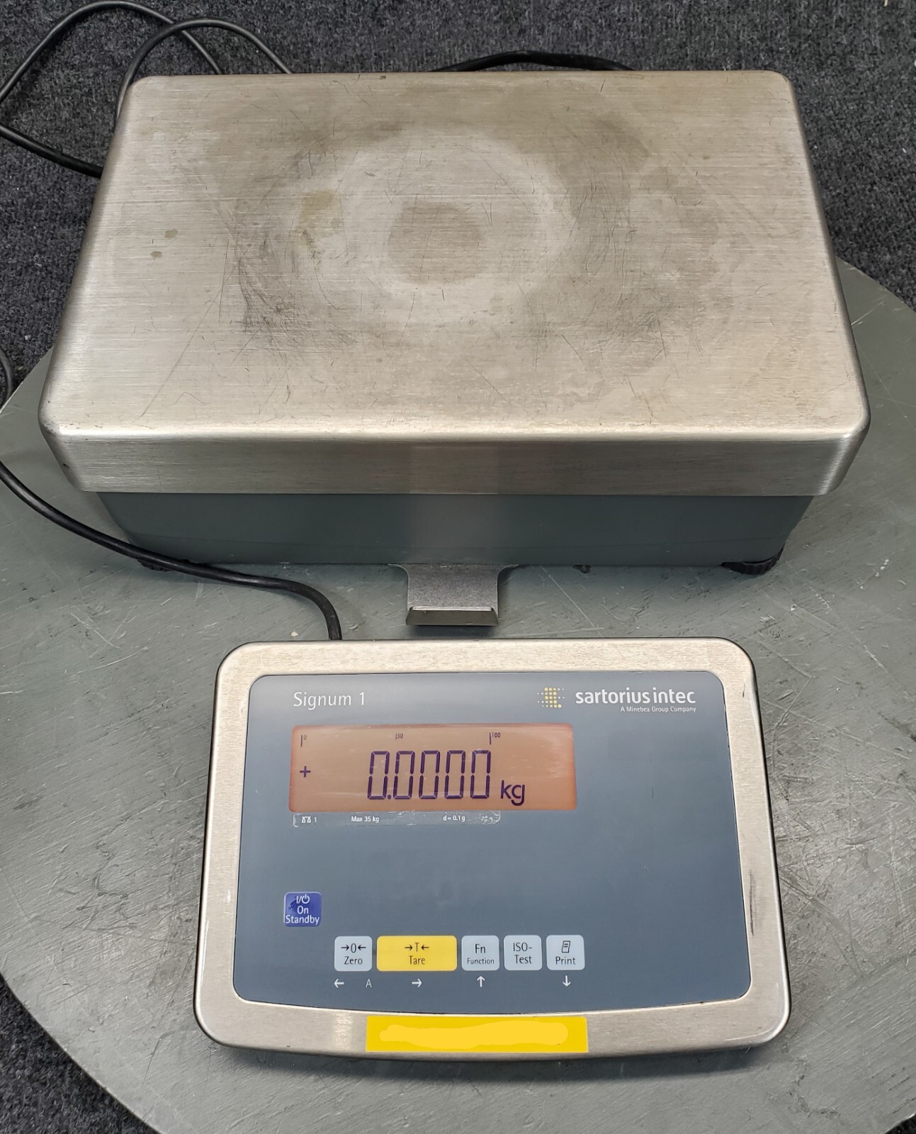 SARTORIUS SIWSDCP-V19 SIGNUM 1 SUPREME SCALE 35 kg x 0.1 g