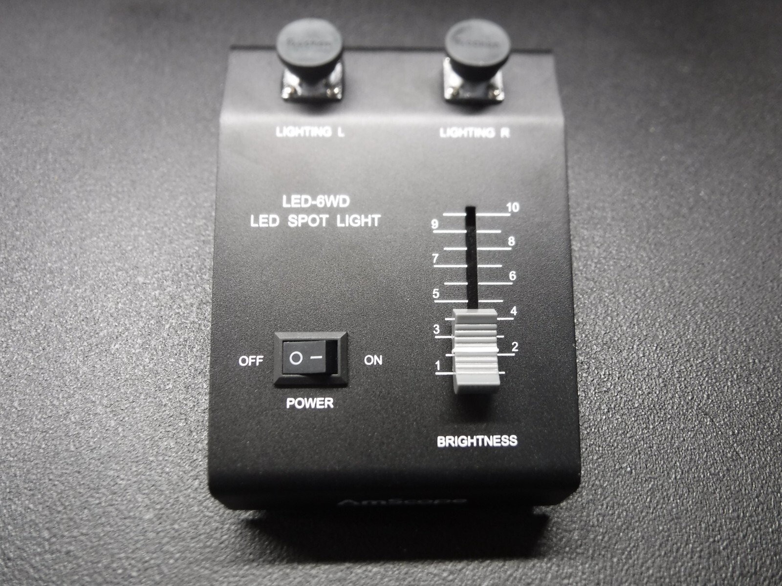 AmScope LED-6WD LED Spot Light / yczx-0528 AC/DC Adapter / 6500K Gooseneck Lamp